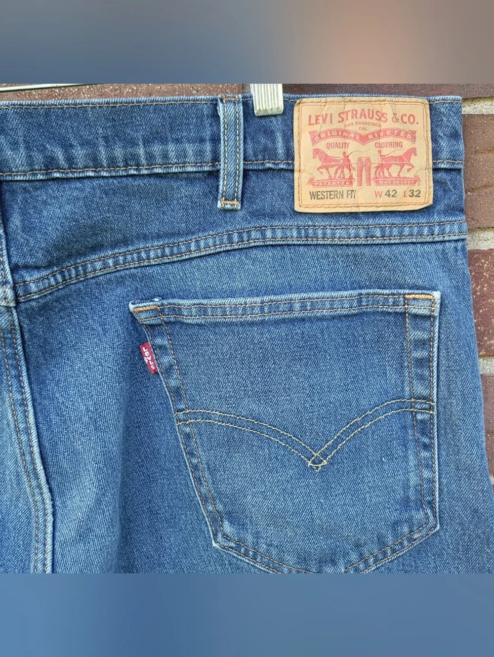Levi's Western Fit with Strong Technology Mens Denim Jeans 42x32